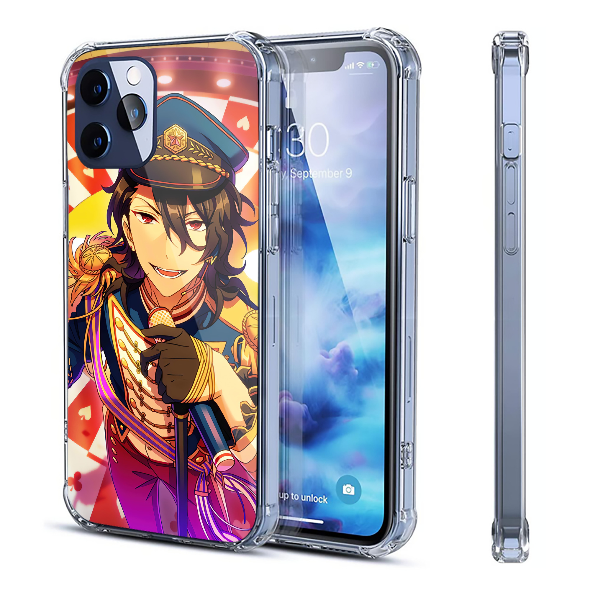 （画像用） あんさんぶるスターズ! Ensemble Stars 【iPhone 12シリーズ対応】透明スマホケース（クリアソフトケース）
